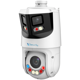 X-SECURITY XS-IPSD6325TA-8P-TIOC-TANDEM 8MP 25x PTZ IP kamera su Wi-Fi, PoE, IP66, 100m IR, 512GB microSD