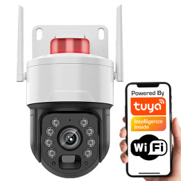 Lauko kamera 5 MP 30x optinio priartinimo WiFi PoE ONVIF TUYA