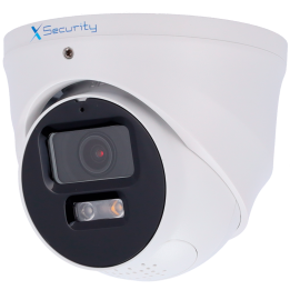 X-SECURITY XS-IPT981A-4P-SL-WIZ 4MP bokštelis IP kamera, Wi-Fi ir PoE, IP67, 30 m IR, 2,8 mm objektyvas