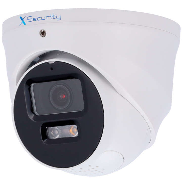 X-SECURITY XS-IPT981A-4P-SL-WIZ 4MP bokštelis IP kamera, Wi-Fi ir PoE, IP67, 30 m IR, 2,8 mm objektyvas