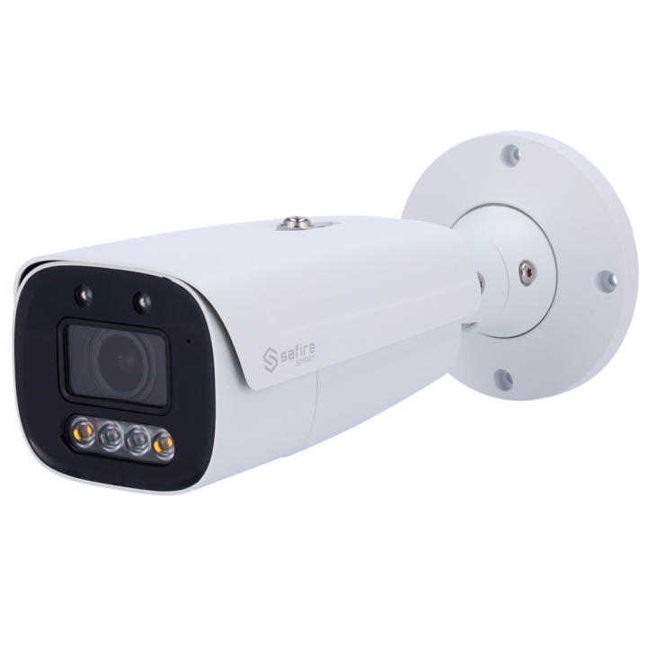 Цилиндрическая IP-камера SAFIRE SMART SF-IPB580ZCA-4I1-SL, 4MP, с PoE, Wi-Fi, IP67, IR 40m