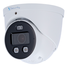 X-SECURITY XS-IPT982CA-4U-WIZCOLOR-TIOC 4MP Turret IP kamera ar PoE, Wi-Fi, IP67, 30m IR, 2.8mm objektīvu, iebūvētu mikrofonu, m