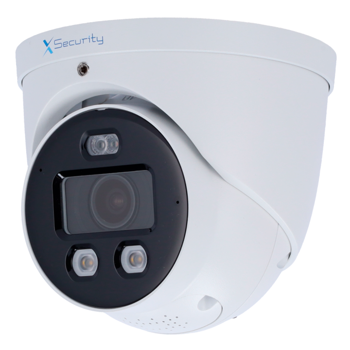 X-SECURITY XS-IPT982CA-4U-WIZCOLOR-TIOC 4MP Turret IP kamera ar PoE, Wi-Fi, IP67, 30m IR, 2.8mm objektīvu, iebūvētu mikrofonu, m