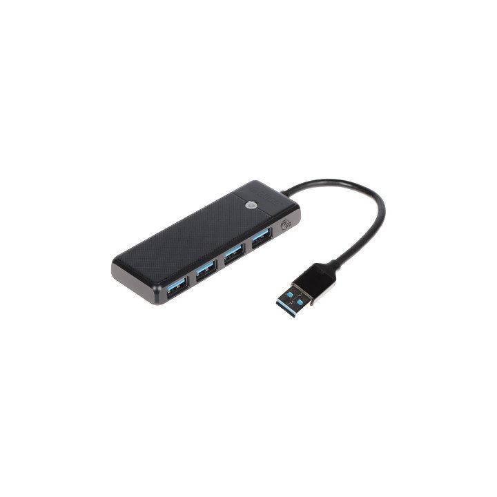 Хаб ORICO PAPW4A-U3-015-BK-EP, USB 3.0, 4 порта, черный