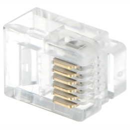 RJ12*P50 Telephone Connector RJ12 50-Pack