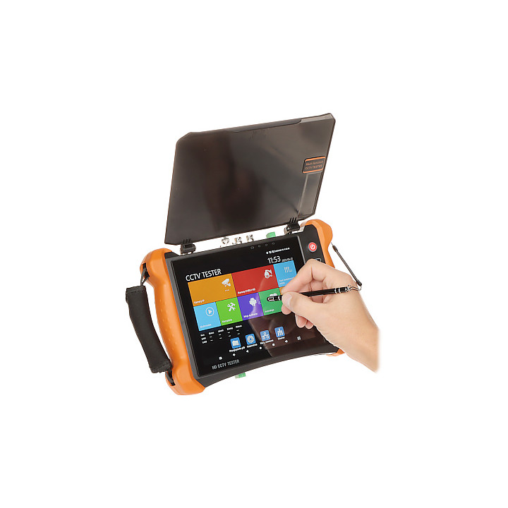 DELTA TESTER CS-H9F-80HX CCTV testeris ar Wi-Fi, RS-485, PoE