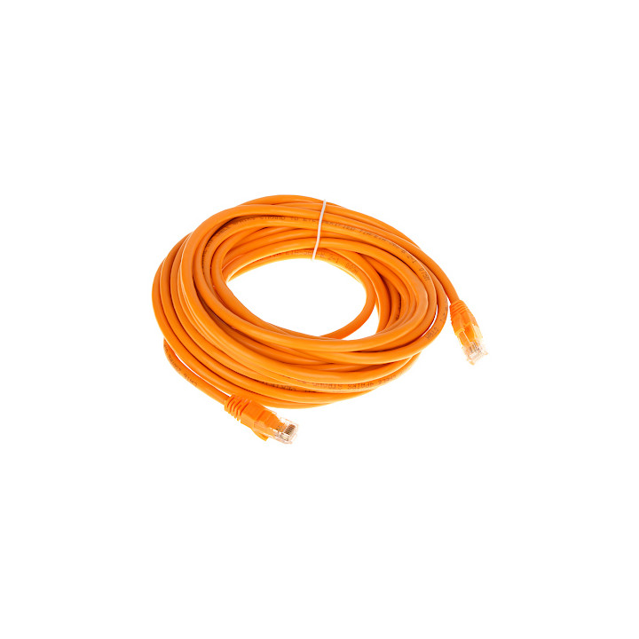 Cat6 RJ45 Ethernet savienojuma kabelis 10m Oranžs - ātrgaitas tīkla kabelis