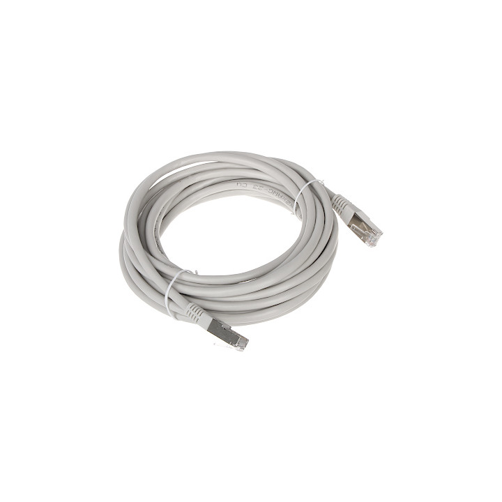 Patch Cord RJ45 FTP Cat6 5m Gray