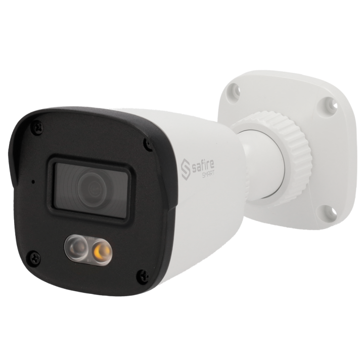 SAFIRE SMART SF-IPB070A-4B1-DL 4 MP Outdoor Bullet IP -kamera PoE:llä, Wi-Fi, kaksoisvalaistus, 2,8 mm linssi, IP67