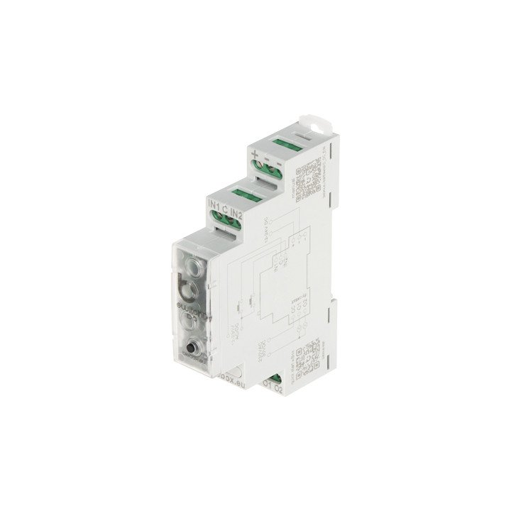 BleBox SWITCHBOX-D-DC-DIN Dual Potential-Free Smart Switch Wi-Fi 230V AC / 30V DC