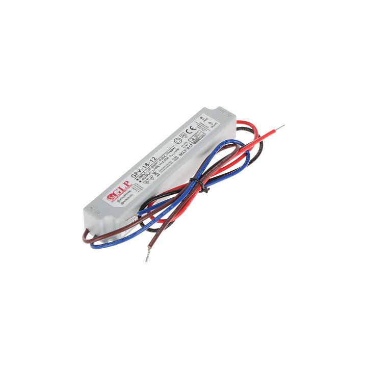 12V/1.5A/GPV Power Supply, IP67