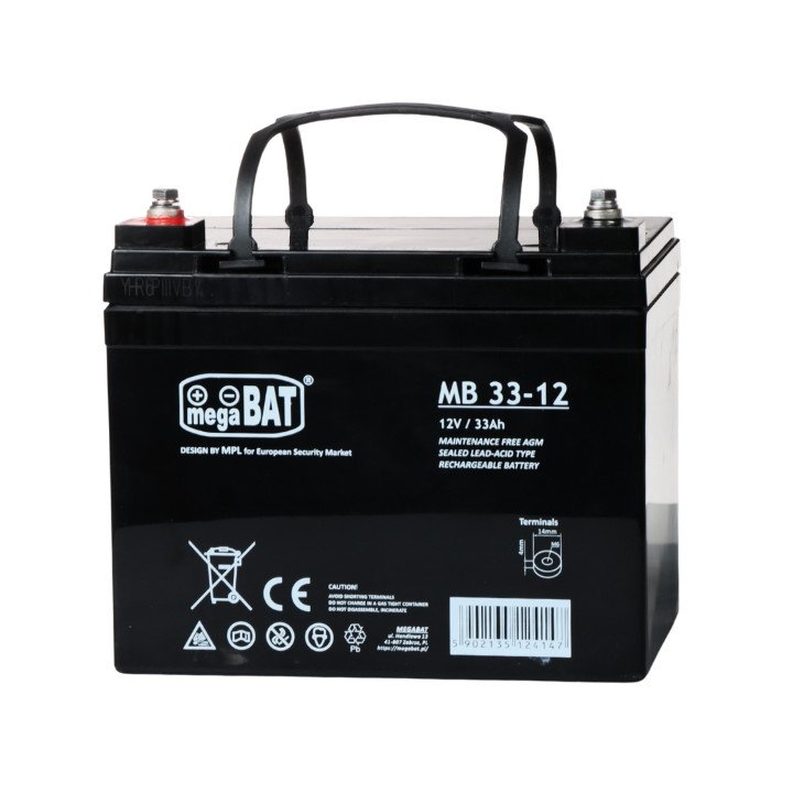 megaBAT 12V/33AH-MB Battery 12V 33Ah