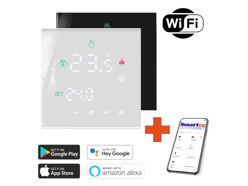 Viedais (Wi-Fi) ūdens sildīšanas termostats