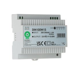 POS DIN100W15 DIN Rail Power Supply 100W 15V