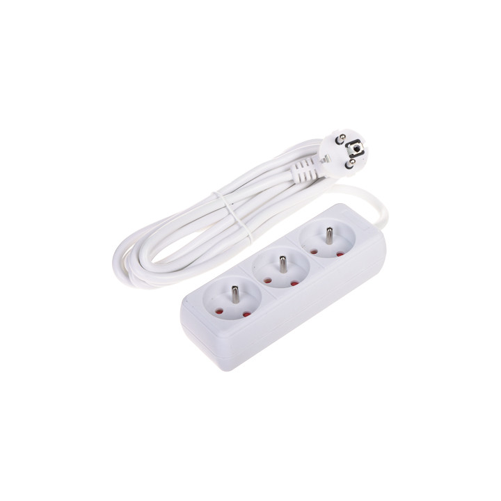 Extension Cord PR-3M-3G/W (3 Outlets) 2.8 m