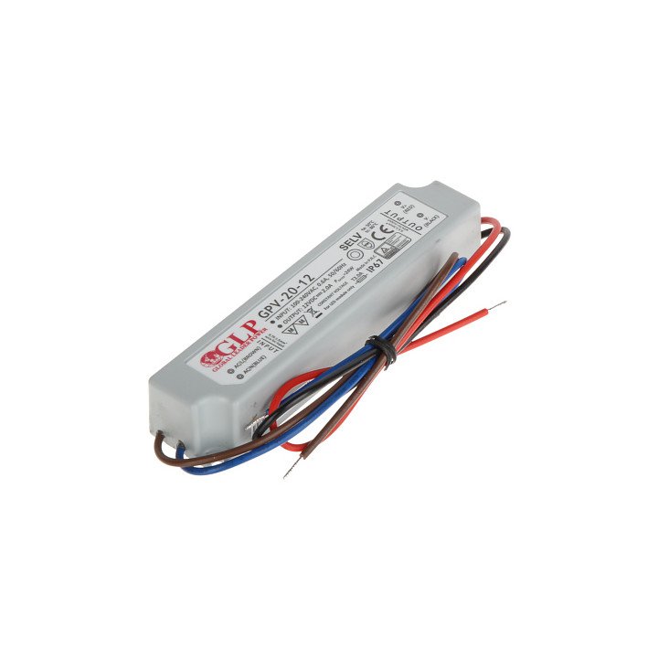 12V/2A/GPV Power Supply 24W IP67
