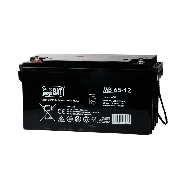 megaBAT 12V/65AH-MB 12V 65Ah Battery