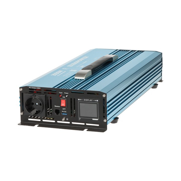 Инвертор EUROPOWER INV/24/3000/PS/SF/B чистой синусоиды с Bluetooth