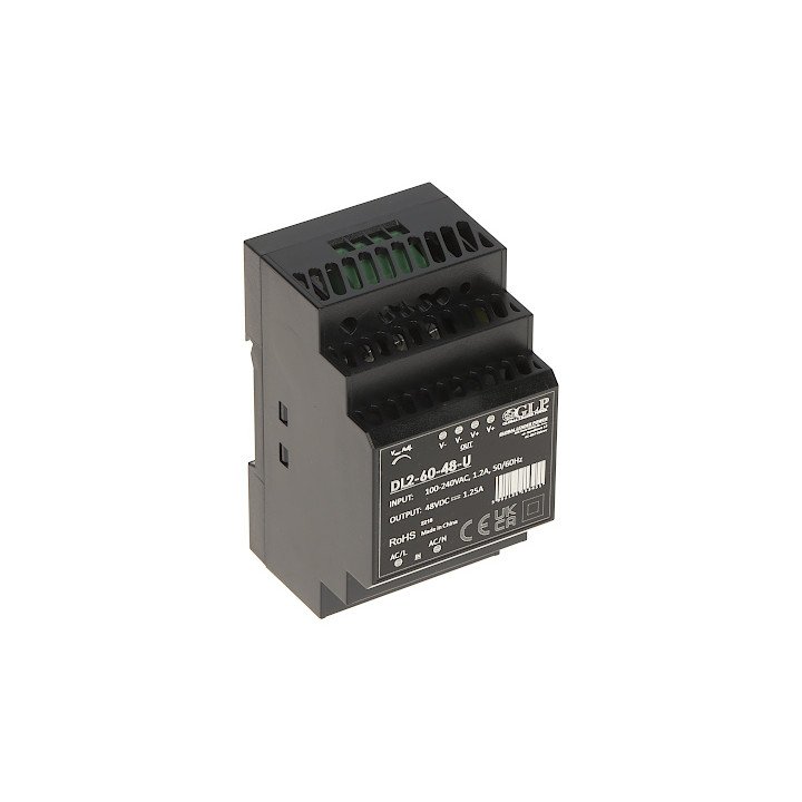 DL2-60-48-U Miniature Circuit Breaker 60A 2-Pole U-Curve