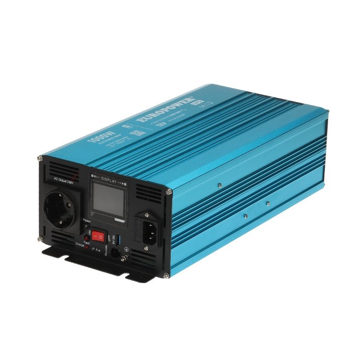 EUROPOWER INV/12/1000/PS/CH/S/B Bluetooth Power Inverter 12V 1000W