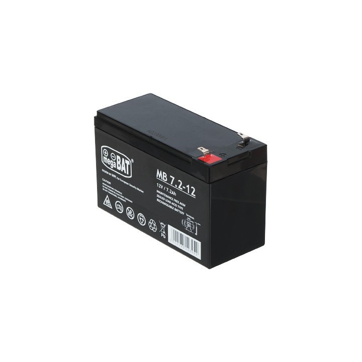 12V 7.2Ah Sealed Lead-Acid Battery