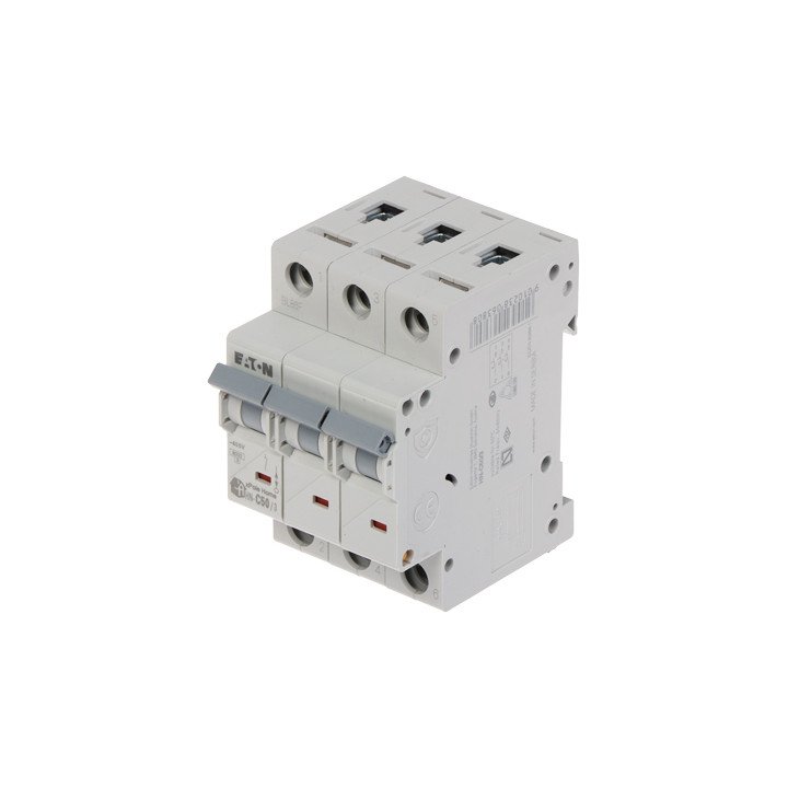 EATON HN-C50/3 50A 3-Pole C-Curve Miniature Circuit Breaker (MCB)