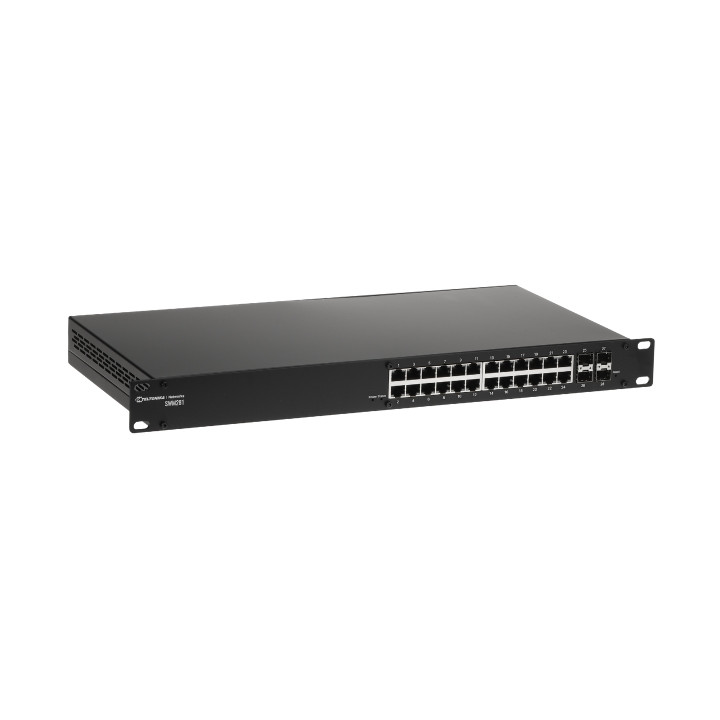 Управляемый промышленный коммутатор Teltonika SWM281, 24 порта SFP