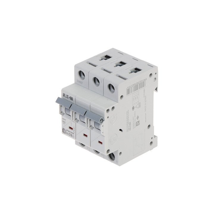 EATON HN-C16/3 16A 3-Pole C-Curve Miniature Circuit Breaker (MCB)