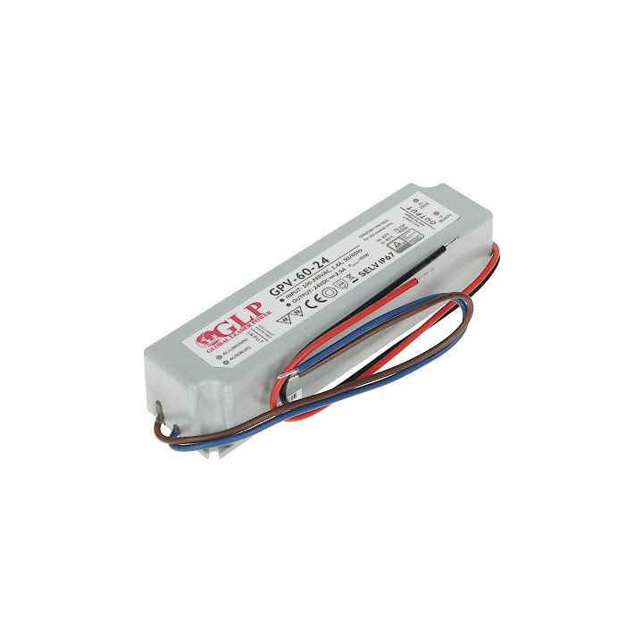 24V/2.5A/GPV Power Supply 60W IP67
