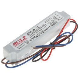 12V/3A/GPV Power Supply 36W IP67