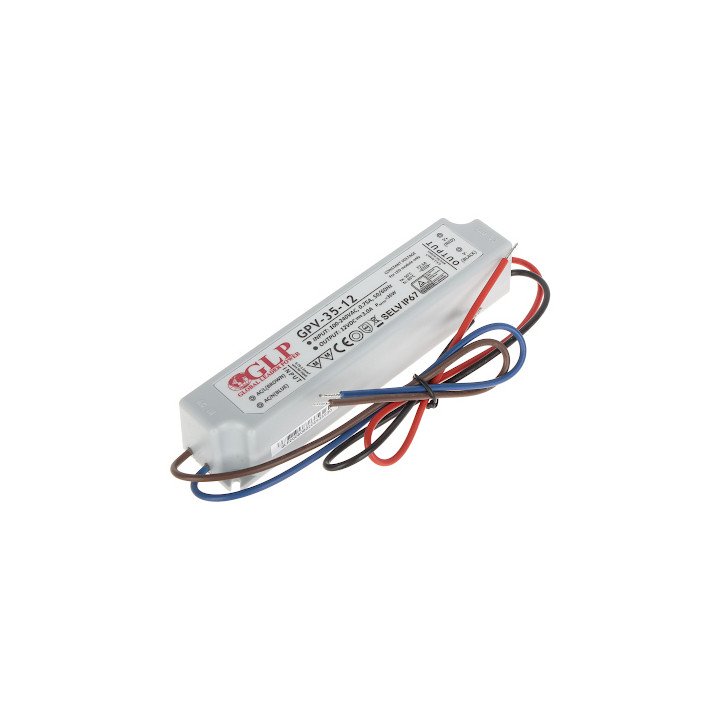 12V/3A/GPV Power Supply 36W IP67