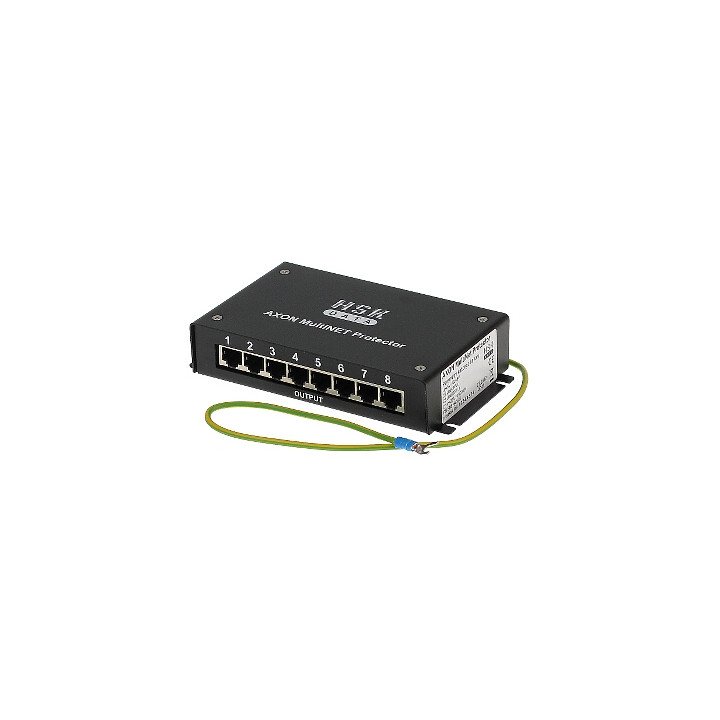 AXON-MULTINET-8 Ethernet Surge Protector 8-Port