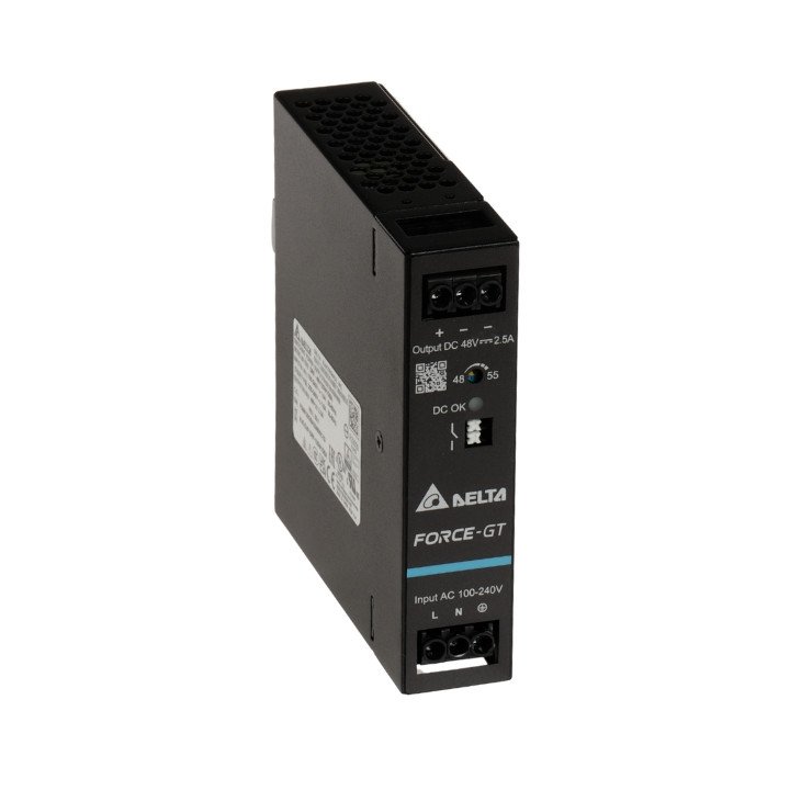 Delta Electronics DRF-48V120W1GBA Force-GT 48V 120W DIN Rail Power Supply