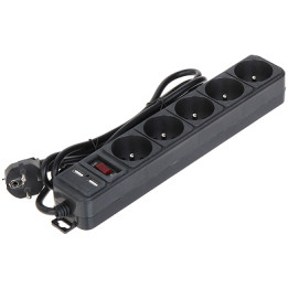 AKYGA AK-SP-05U Power Strip with 5 Outlets and 2 USB Ports