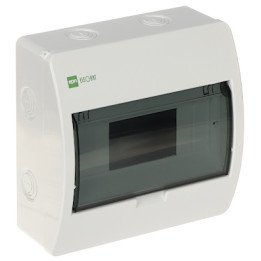 Elektro-Plast ELEGANT-1X8/NT/W/EPN Surface-Mounted Distribution Board 8-Module IP40 White
