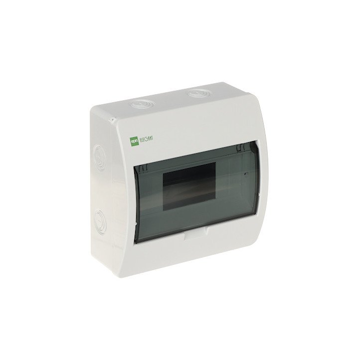 Elektro-Plast ELEGANT-1X8/NT/W/EPN Surface-Mounted Distribution Board 8-Module IP40 White