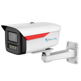 X-SECURITY XS-IPB128CA-4P-WIZCOLOR 4MP cilindriskā IP kamera ar PoE, Wi-Fi, IP67, IR 50m