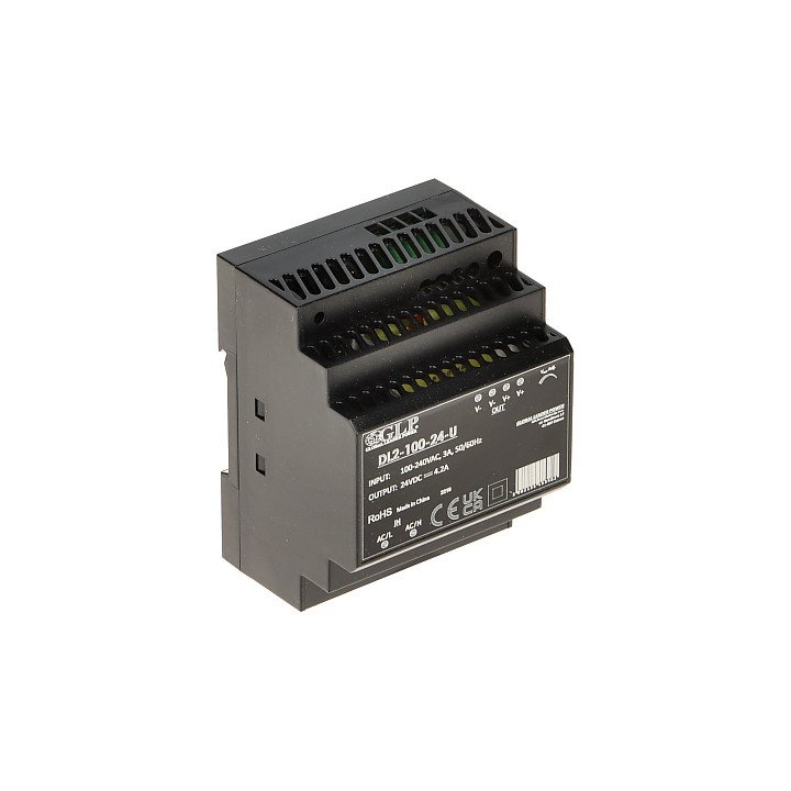 DL2-100-24-U 100W 24V DC DIN Rail Power Supply
