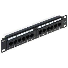 PP10-12/RJ 10-inch 12-Port RJ-45 Patch Panel