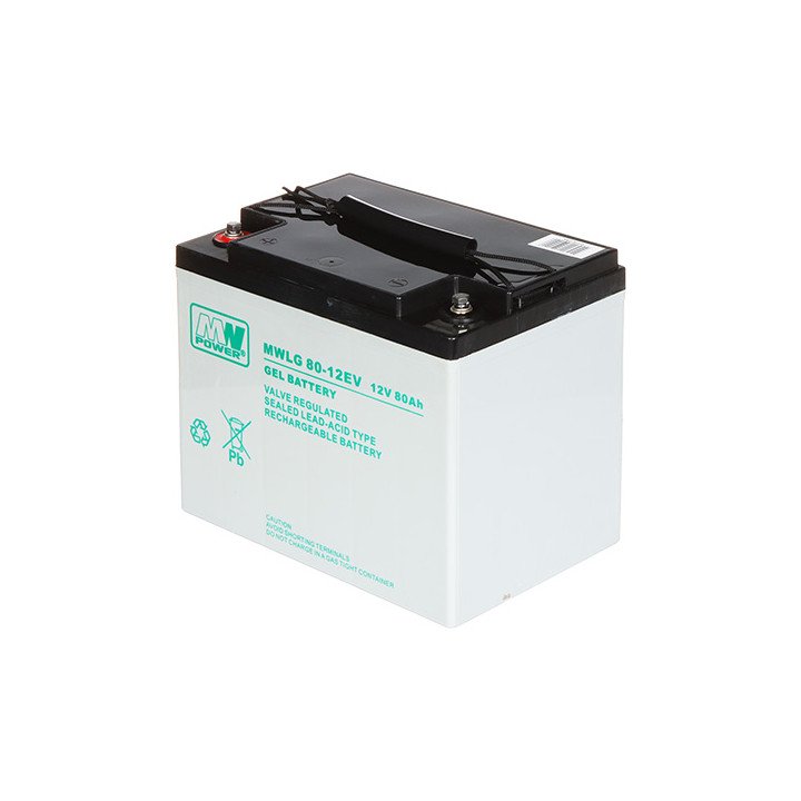 MW Power 12V/80AH-MWLG Gel Battery 12V 80Ah