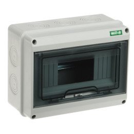 Surface-Mount Hermetic Distribution Board 8-Module EDB-8-SO IP65