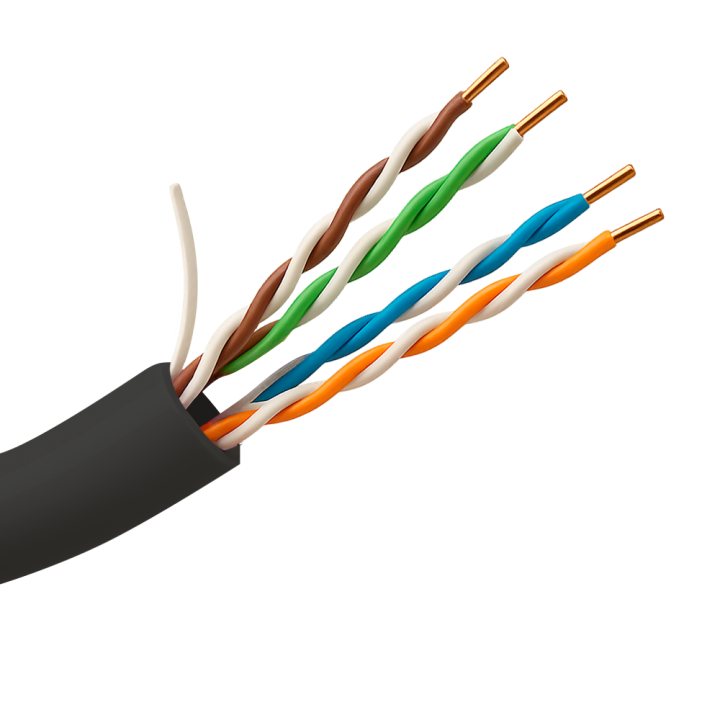 SAFIRE UTP5E-305-OUTDOOR Cat5e UTP lauko tinklo kabelio 305 m ritė