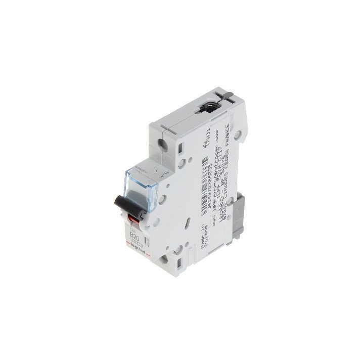 LEGRAND LE-403358 20A B Curve 1-Pole Miniature Circuit Breaker (MCB)