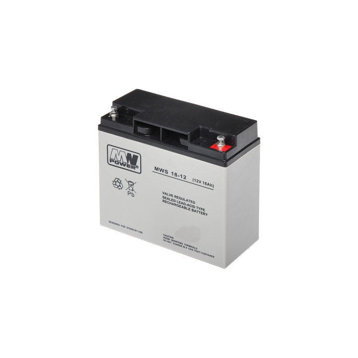 12V/18AH-MWS Rechargeable Battery 12V 18Ah