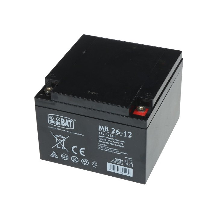 megaBAT 12V/26AH-MB 12V 26Ah Battery