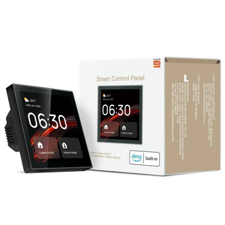 Paneel Alexa LCD 4" multibramka ZigBee WiFi BT TUYA