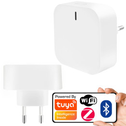 Mini vārtejas sadales paneļa spraudnis līdz 50 ierīcēm vienlaikus ZigBee WiFi TUYA
