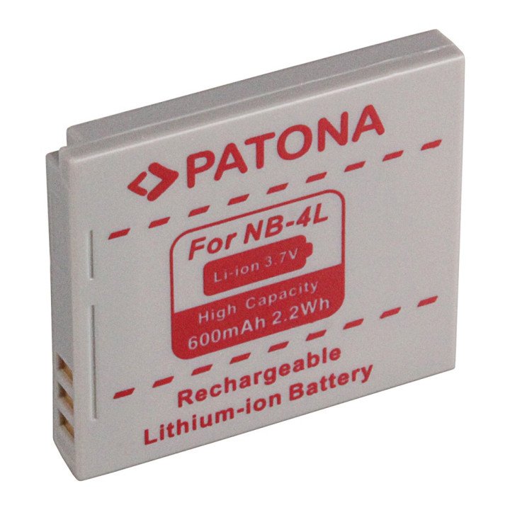 Patona PT1004 Baterija Canon NB-4L 600mAh