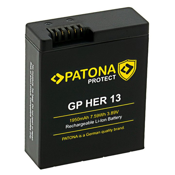 Patona PT42445 Battery for GoPro Hero 13 1950mAh Li-Ion Protect ENDURO