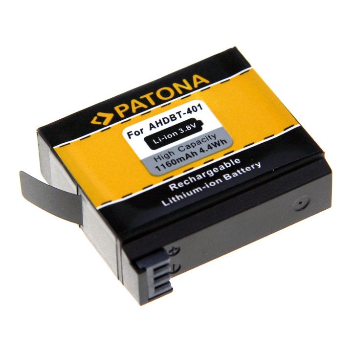 Patona PT1235 Battery for GoPro Hero 4 (AHDBT-401) 1160mAh Li-Ion